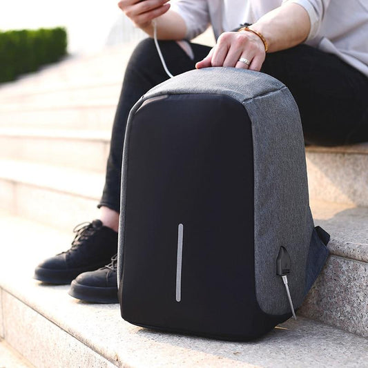 Smart anti-theft backpack with USB charging